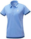 【送料無料】【4000円均一】【廃番】スリクソン( SRIXON )テニスウェア 半袖シャツレディース・ウィメンズポロシャツベビーブルーSDP1768W-BBL...