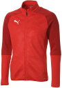 【送料無料】【5000円均一】【廃番】puma(プーマ)長袖 サッカーウェアメンズCUPトレーニングジャケットプーマレッド656193-01【21★】