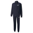 【送料無料】【7000円均一】PUMA(プーマ)スポーツ ウェア ロングジャケット ロングパンツ メンズ ポリトレーニングスーツ ピーコート 849543-06...