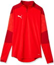 【送料無料】【4500円均一 Sサイズのみ】【廃番メル】puma(プーマ)長袖 サッカーウェア メンズ TEAM FINAL21 トレーニング 1/4 プーマレ...