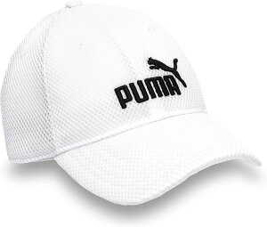 【送料無料】【2000円均一】【廃番追】puma（プーマ） スポーツ 日よけ 帽子キッズ・ジュニア トレーニング メッシュ キャップ JRプーマホワイト 023698-06【23★】