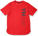 【送料無料】【2500円均一 XLサイズのみ】【廃番メル】puma(プーマ)スポーツ ウェア 半袖 Tシャツ メンズ TRAIN PUMA ショーツスリーブ Tシャツ ハイリスクレッド 521310-11-XL【22☆】