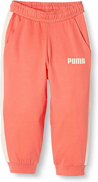 【送料無料】【2500円均一】【廃番追】PUMA(プーマ) 綿100% スポーツ カジュアル パンツガールズ キッズ・ジュニアALPHA 3/4 パンツジョージア ピーチ 589119-24【22☆】