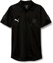 【送料無料】【4000円均一 Sサイズのみ】【廃番】puma(プーマ)サッカー 半袖 審判ウェア メンズ SSレフリーシャツ ブラック 656328-01-S【...