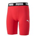 【送料無料】puma(プーマ) キッズ・ジュニア 着圧 インナーパンツ スパッツ キッズ ショーツスポーツインナー 着圧インナー スパッツ ショーツ プーマレッ...