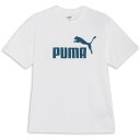 【送料無料】【3000円均一】【廃番メル】puma(プーマ)ESS+ MX NO1 ロゴ リラックス Tシャツ メンズ ユニセックス 半袖シャツ プーマホワイト 680695-02【25☆】(4)