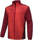 【送料無料】【4500円均一】【廃番メル】puma(プーマ) サッカー 長袖 ジャケット メンズ TEAMCUP TR ウラトリコット ウーブン チリペッパー ...