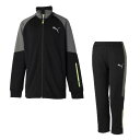 【送料無料】【9000円均一】【廃番】puma(プーマ)サッカー ウェアキッズ・ジュニア ACTIVE SPORTS トレーニング上下セットプーマブラック 67...