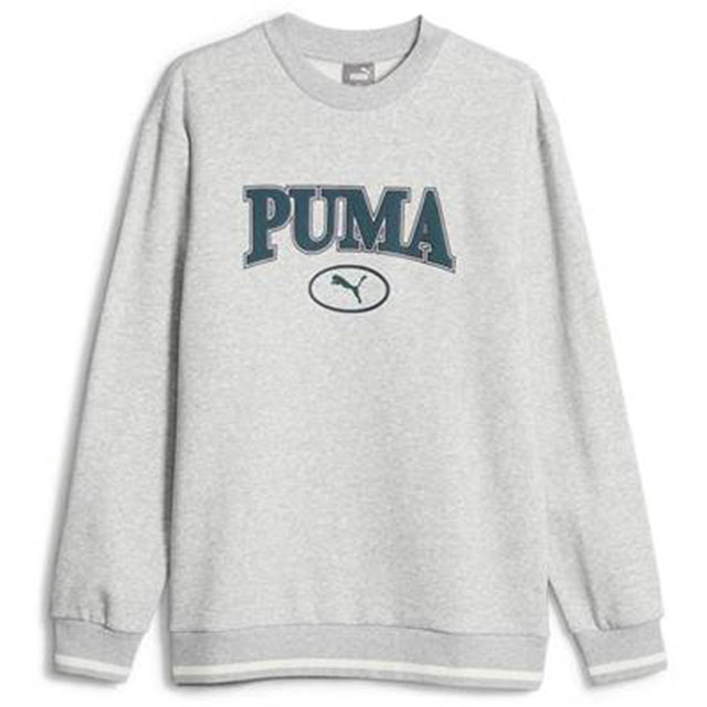 【送料無料】【4000円均一Lサイズのみ】【廃番】 PUMA(プーマ) スポーツウェア 長袖トレーナー メンズ SQUAD クルースウェット FL ライトグレーヘザー 678400-04-L【23★】