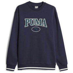 【送料無料】【4000円均一】【廃番追】PUMA(プーマ) スポーツウェア 長袖トレーナーメンズ SQUAD クルースウェット FLプーマネイビー 678400-06【23★】