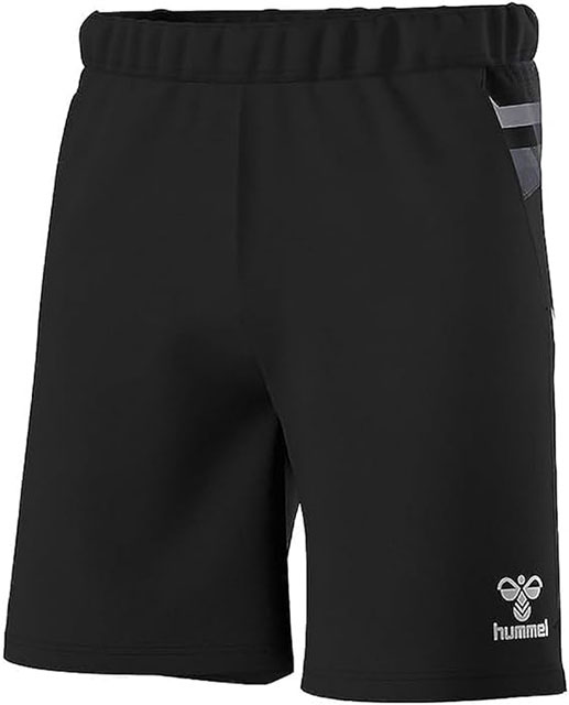 【送料無料】【3500円均一】【廃番追】hummel(ヒュンメル) アクティブ ウェア 半ズボンメンズ プラクティスパンツブラック HAP2099P-90【24☆】