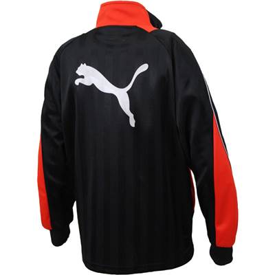 【送料無料】【よりどり3個以上で各200円引き】【廃番】PUMA(プーマ)キッズ・ジュニアAC トレーニングジャケットプーマブラック837757-01【17★ヤフ2】●●