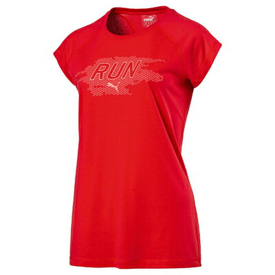 【送料無料】【廃番】PUMA(プーマ)レディース ウィメンズラン SS Tシャツポピーレッド516142-02【19☆】