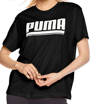 【2000円均一】【廃番】PUMA(プーマ)レディース・ウィメンズFLOWER Tシャツコットンブラック853502-01【19☆ヤフ3】●●