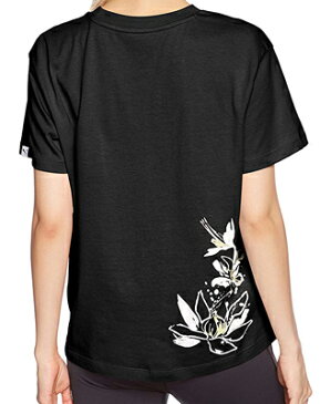 【2000円均一】【廃番】PUMA(プーマ)レディース・ウィメンズFLOWER Tシャツコットンブラック853502-01【19☆ヤフ3】●●