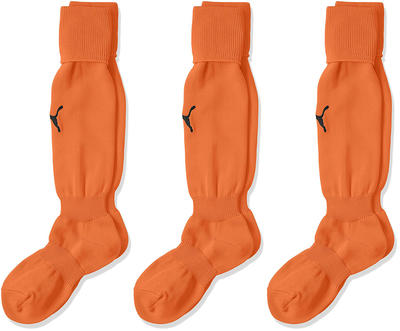 【送料無料】【ゴールデンポピー3足セット】puma(プーマ)キッズ・ジュニア・ユニセックス LIGA ジュニア ストッキング ゴールデンポピー×プーマブラック ...