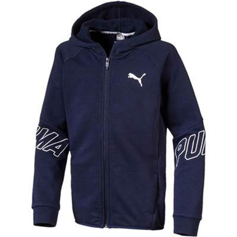 【送料無料】【3000円均一　140cmのみ】【廃番】PUMA(プーマ)キッズ・ジュニアSTYLEフーデットスウェットジャケットピーコート852188-06-140【19☆】