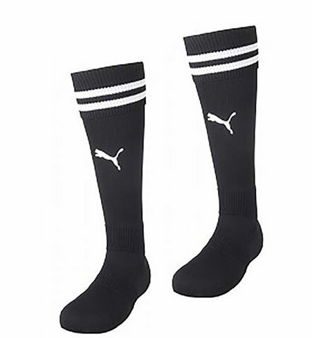 【送料無料】【まとめ買いがお得!】【2足セット以上で!】puma(プーマ)キッズ・ジュニアライン入り ジュニア ストッキングプーマブラック729882-03【定...