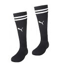 【送料無料】【まとめ買いがお得!】【2足セット以上で!】puma(プーマ)キッズ・ジュニアライン入り ジュニア ストッキングプーマブラック729882-03【定...