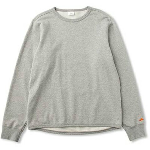 【送料無料】【Lサイズのみ】【廃番】エレッセ(ellesse)ユニセックス トレーナークルーネックシャツミディアムグレーEM37106-MX【18★】