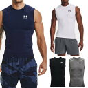 【送料無料】【3000円均一】【メル】UNDER ARMOUR(アンダー アーマー)UAヒートギアアーマー コンプレッション スリーブレス シャツ メンズ トレーニング 1361522【定番】