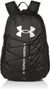 【送料無料】【5000円均一】UNDER ARMOUR(アンダーアーマー) スポーツバッグ リュックユニセックス HUSTLE SPORT BACKPACKブラック×ブラック×シルバー 1364181-001【22☆】