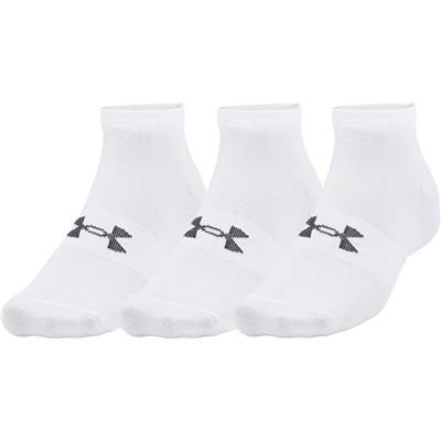 樂天商城 - 【送料無料】【3足組】【まとめ買いがお得！】UNDER　ARMOUR（アンダー アーマー）UA エッセンシャル ローカットソックス 抗菌防臭 ESS 靴下 メンズ 　3足組　ホワイト　1365745-100【定番】