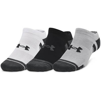 楽天La foresta d’Italia【送料無料】【まとめ買いがお得！】UNDER ARMOUR（アンダーアーマー） 抗菌防臭 パフォーマンスノーショー ソックスメンズ 　3足組モッズグレー×ホワイト×ジェットグレー 1379503-011　【定番】