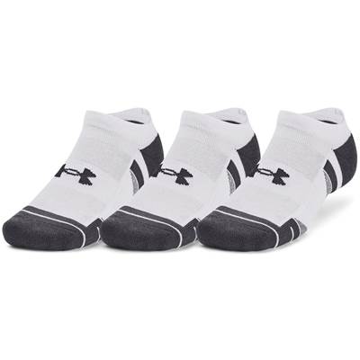 樂天商城 - 【送料無料】【まとめ買いがお得！】 UNDER ARMOUR(アンダーアーマー) 抗菌防臭 パフォーマンスノーショー ソックス メンズ 　3足組 ホワイト 1379503-100　【定番】