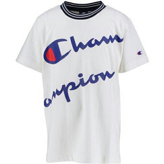 【送料無料】【よりどり3個以上で各200円引き】【廃番】Champion(チャンピオン)キッズ・ジュニア半袖TシャツホワイトCX7227-01【19★】●●