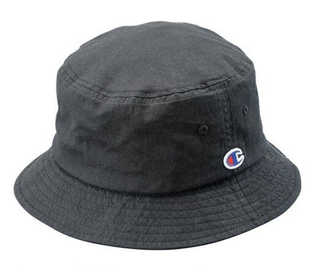 Champion(チャンピオン)バケットハットUV対策ユニセックスクロ587-001Ablack