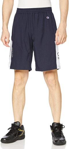 【送料無料】【4500円均一】【廃番】Champion(チャンピオン) 吸汗 速乾 ハーフ パンツメンズ PRACTICE PANTSネイビー C3TB543-370【21★】 【送料無料】【4500円均一】【廃番】Champion(チャンピオン) 吸汗 速乾 ハーフ パンツメンズ PRACTICE PANTSネイビー C3TB543-370【21★】