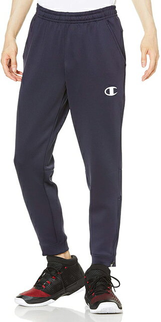 【送料無料】【5000円均一】【廃番】Champion(チャンピオン) ストレッチ ハーフ パンツメンズ HALF ZIP PANTSネイビー C3TB241-370【21★】