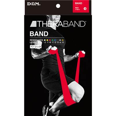 【送料無料】【2000円均一】D&M(ディーエム)セラバンド(ブリスターパック)レッドTBB-2【定番】 【送料無料】【2000円均一】D&M(ディーエム)セラバンド(ブリスターパック)レッドTBB-2【定番】