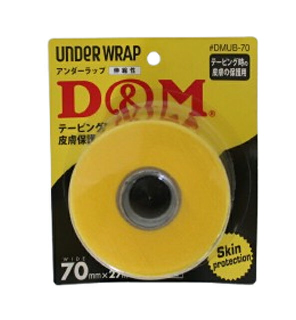 【送料無料】、【まとめ買いがお得！】【廃番】D&M(ディーエム)　アンダーラップ　イエロー DMUB-70-YL..
