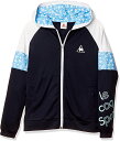 【送料無料】【3000円均一 110cmのみ】【廃番】le coq sportif(ルコック)スポーツウェア 長袖スウエットシャツガールズ キッズ ジュニアシャツジャケットネイビー QMJPJC60-NVY【22★】