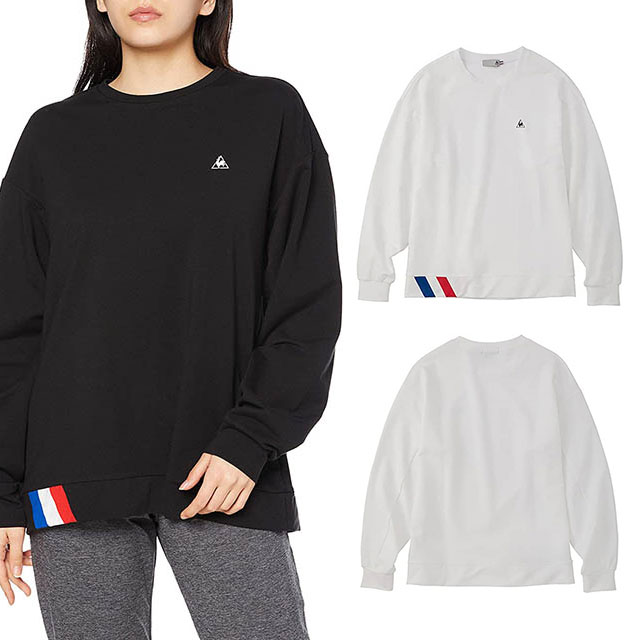 【送料無料】【4000円均一】【廃番】le coq sportif(ルコック) 抗菌防臭 吸汗 ストレッチレディース・ウィメンズ 長袖シャツQLWRJB02【22★】 1