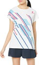 【送料無料】【5000円均一】【廃番】le coq sportif(ルコック)吸汗速乾 テニス ウェアレディース・ウィメンズ ネオヘリテージゲームシャツホワイト...