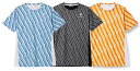 【送料無料】【4000円均一】【廃番】le coq sportif(ルコック) 吸汗速乾 半袖 ゲーム シャツメンズ テニス シーズナルプリントゲームシャツQT...