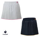 le coq sportif(ルコック) レディース ウィメンズ テニス スコートNEO HERITAGE PLEATS GAME SKORT／ネオヘリテージプリーツゲームスコート／レディースホワイト QTWTJE00