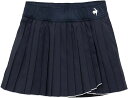 【送料無料】【廃番】le coq sportif(ルコック) JTA公認 レディース ウィメンズ プリーツゲームスコート ネイビー QTWWJE04-NV【24...