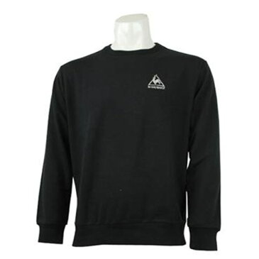 【送料無料】【よりどり3個以上で各200円引き】【廃番】le coq sportif(ルコック)スウェット シャツブラックQB161131D-BLK【15☆ヤフ2】●●