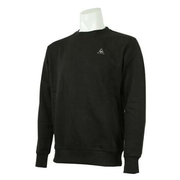 【送料無料】【よりどり3個以上で各200円引き】【廃番】le coq sportif(ルコック)クルーネック スウェットブラックQB161133D-BLK【15☆ヤフ5】●●
