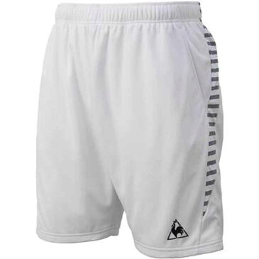 【3500円均一】【廃番】le coq sportif（ルコック）メンズゲームパンツショートパンツホワイトQTMNJD04-WHT【19★】●●