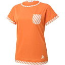 【送料無料】【よりどり3個以上で各200円引き】【廃番】le coq sportif(ルコック)レディース・ウィメンズ半袖シャツオレンジキャロットQTWNJA06-OGC【19★】●●