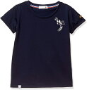 【送料無料】【2500円均一】【廃番】le coq sportif（ルコック）スポーツウェア 半袖Tシャツキッズ・ジュニアハンソデシャツネイビーQMJPJA02DI-NVY【21☆】