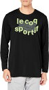 【送料無料】【3000円均一 Sサイズのみ】【廃番】 le coq sportif(ルコック)スポーツウェア 長袖Tシャツ メンズ ナガソデシャツ ブラック Q...