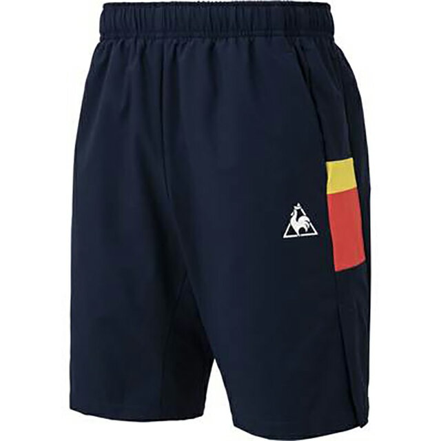 【送料無料】【6000円均一　Oサイズのみ】【廃番】le coq sportif(ルコック)テニスウェア ハーフパンツメンズゲームパンツネイビーQTMQJD00-NVY-O【21☆】