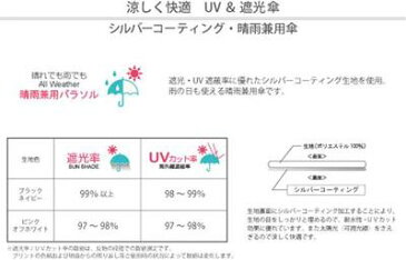 【1500円均一】【よりどり5個で送料無料】レディース・ウィメンズつた花ピンドット遮熱・遮光・SVコーティング50cm 手開き傘ブラックMK617200-BK【17☆】【婦人傘】