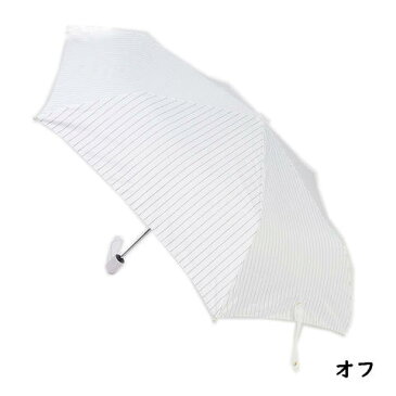 【2500円均一】【よりどり3個で送料無料】レディース・ウィメンズ晴雨兼用 ピンストライプ柄53cm 自動開閉式折りたたみ傘6058336【18☆】【婦人傘】【晴雨兼用傘】